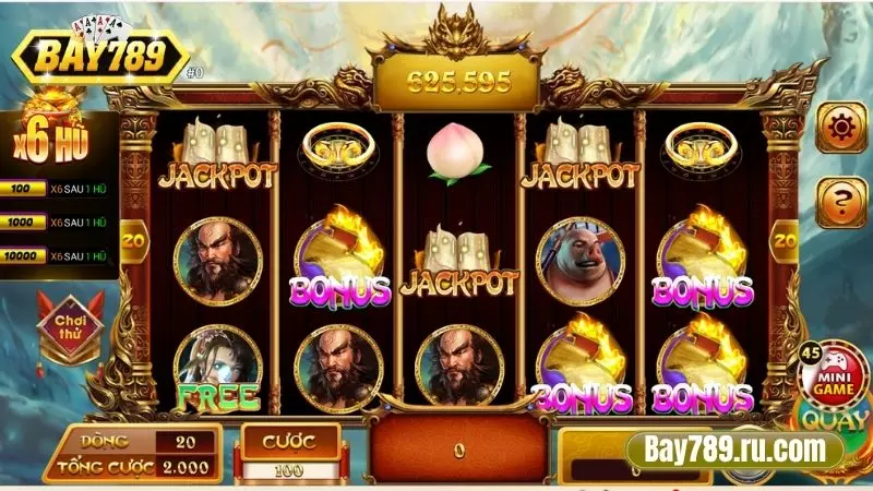 Cách chơi slot Tây Du Ký Bay789 chi tiết