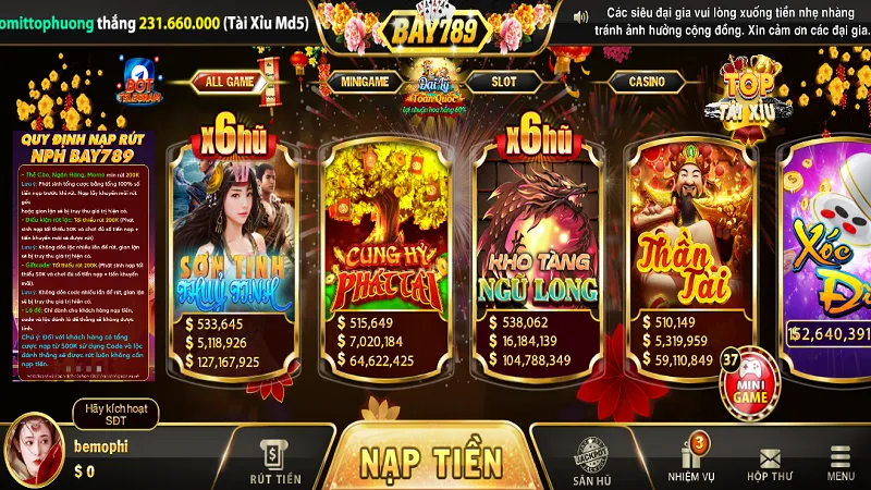 Bay789 khẳng định sự khác biệt qua nhiều tính năng ưu việt